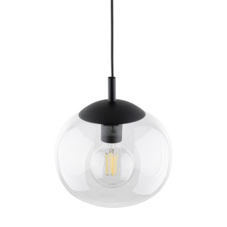 Suspension Vibe 1 lumière – noir – en métal – style loft