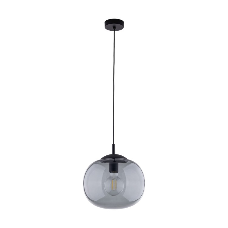 Suspension Vibe 1 lumière – noir – en métal – style moderne et loft