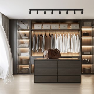 Plafonnier Top – noir – en métal – style moderne et loft