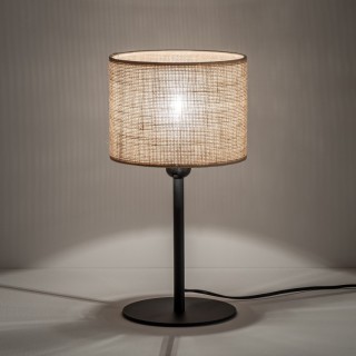 Veilleuse Juta 1 lumière – noir – en métal – style bohème