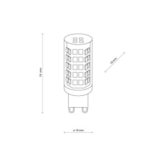 AMPOULE LED G9 3000K 4W