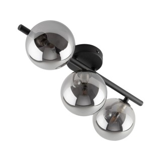 Plafonnier Estera 3 lumières – noir – en métal – style moderne et chic