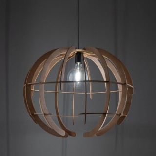 LAMPE SUSPENDUE EN BOIS VENUS 1 L