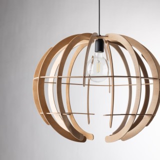 LAMPE SUSPENDUE EN BOIS VENUS 1 L