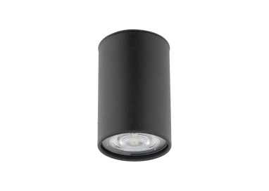 Plafonnier Top 1 lumière – noir – en métal – style moderne et loft