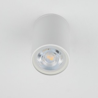 Plafonnier Top 1 lumière – blanc – en métal – style moderne et loft