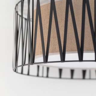 Plafonnier Harmony 4 lumières – blanc – en métal – style moderne