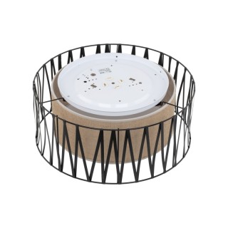 Plafonnier Harmony 4 lumières – blanc – en métal – style moderne