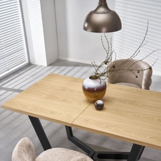 Suspension Cap 1 lumière – brun & pin – en métal et bois – style moderne