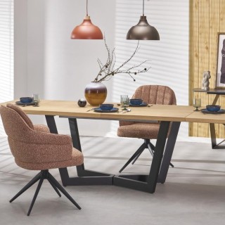 Suspension Cap 1 lumière – pin – en métal et bois – style moderne