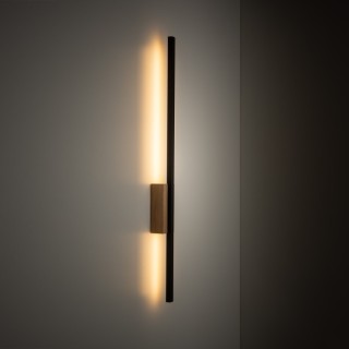 APPLIQUE FLASH WOOD PIN 1 LED M