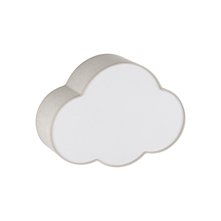 Plafonnier Cloud 2 lumières – blanc – en métal – style moderne