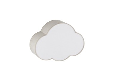 Plafonnier Cloud 2 lumières – blanc – en métal – style moderne