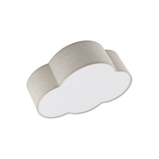 Plafonnier Cloud 2 lumières – blanc – en métal – style moderne