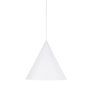 Suspension Cono 1 lumière – blanc – en métal – style moderne et loft