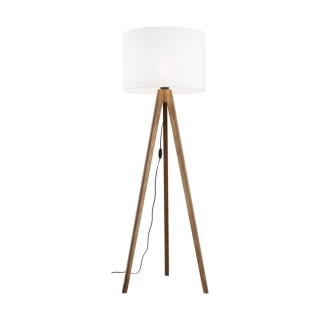Lampadaire Grand – noix – en métal et bois – style moderne