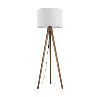 Lampadaire Grand – noix – en métal et bois – style moderne