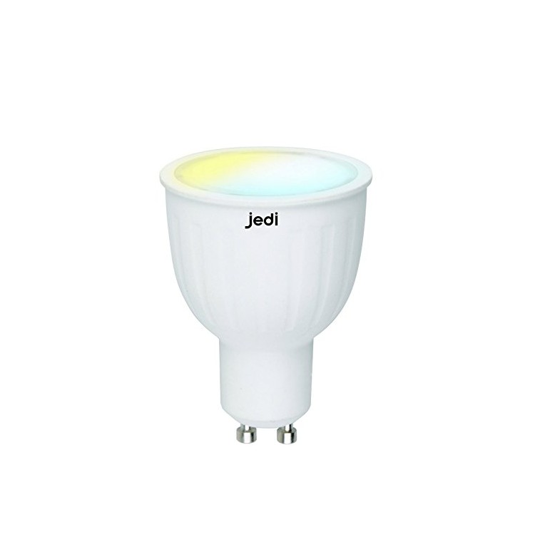 Ampoule GU10 led 2 ambiances 2700 K et 4200 K 345 Lumens jedi JE0195021 Ampoule GU10 led 2 ambiances 2700 K et 4200 K 345 Lumens jedi JE0195021