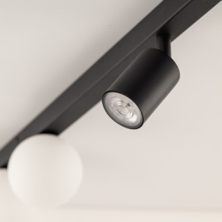 Plafonnier Vox 4 lumières – noir – en métal – style moderne et loft