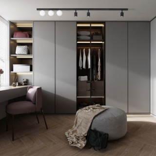 Plafonnier Vox 6 lumières – noir – en métal – style moderne et loft