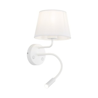 Lampe à poser Maja 2 lumières – blanc – en métal – style moderne et loft