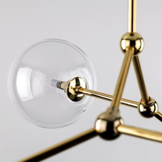 Plafonnier Fairy – doré – en métal – style moderne