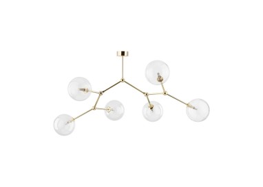 Plafonnier Fairy 6 lumières – doré – en métal – style moderne