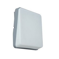 Lutec 563800063 Applique Even 1L LED Métal, Intégré, 8 W, Gris