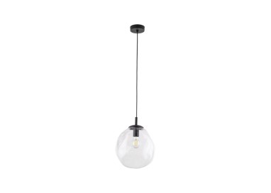 Suspension Sol 1 lumière – noir – en métal – style moderne et loft