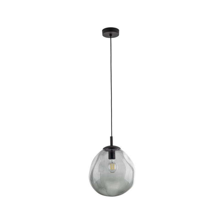 Suspension Sol 1 lumière – noir – en métal – style moderne et loft
