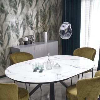 Suspension Sol 1 lumière – noir – en métal – style moderne et loft