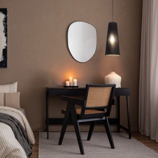 Suspension Zing 1 lumière – noir – en plastique – style loft