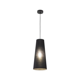 Suspension Zing 1 lumière – noir – en plastique – style loft