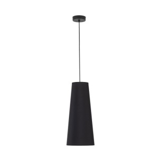 Suspension Zing 1 lumière – noir – en plastique – style loft