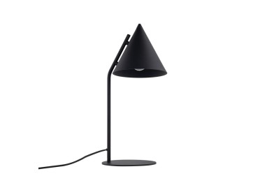 Veilleuse Cono – noir – en métal – style moderne et loft