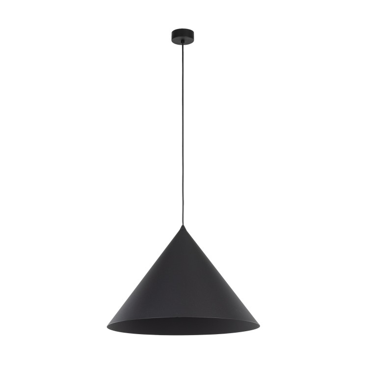 Suspension Cono 1 lumière – noir – en métal – style moderne et loft