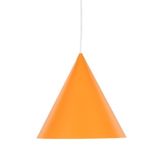 Suspension Cono 1 lumière – orange – en métal – style moderne