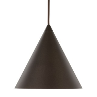 Suspension Cono 1 lumière – brun – en métal – style moderne