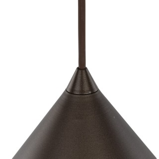 LAMPE SUSPENDUE CONO MARRON 1 XL
