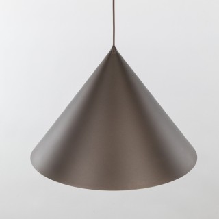 LAMPE SUSPENDUE CONO MARRON 1 XL