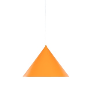 Suspension Cono 1 lumière – orange – en métal – style moderne