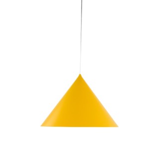 Suspension Cono 1 lumière – jaune – en métal – style moderne