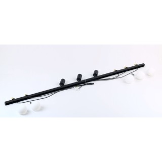 Plafonnier Vox – noir – en métal – style moderne et loft