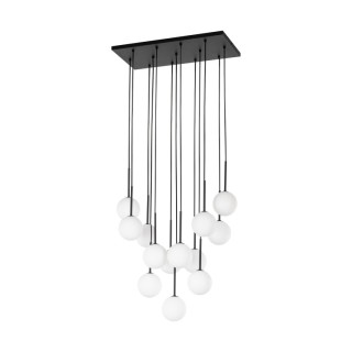 Suspension Martin – noir – en métal – style moderne