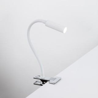 Lampe à poser Lagos 1 lumière – blanc – en métal – style moderne et loft