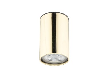 Plafonnier Top 1 lumière – doré & noir – en métal – style moderne