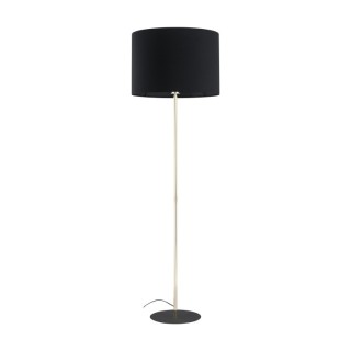 Lampadaire Umberto 1 lumière – doré & noir – en métal – style moderne et loft