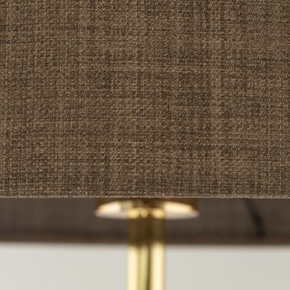 Lampadaire Umberto 1 lumière – doré & noir – en métal – style moderne