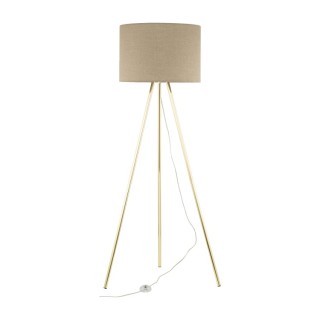 Lampadaire Umberto 1 lumière – doré – en métal – style moderne