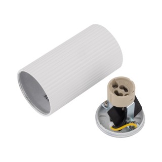 Plafonnier Tune – blanc – en métal – style moderne et loft